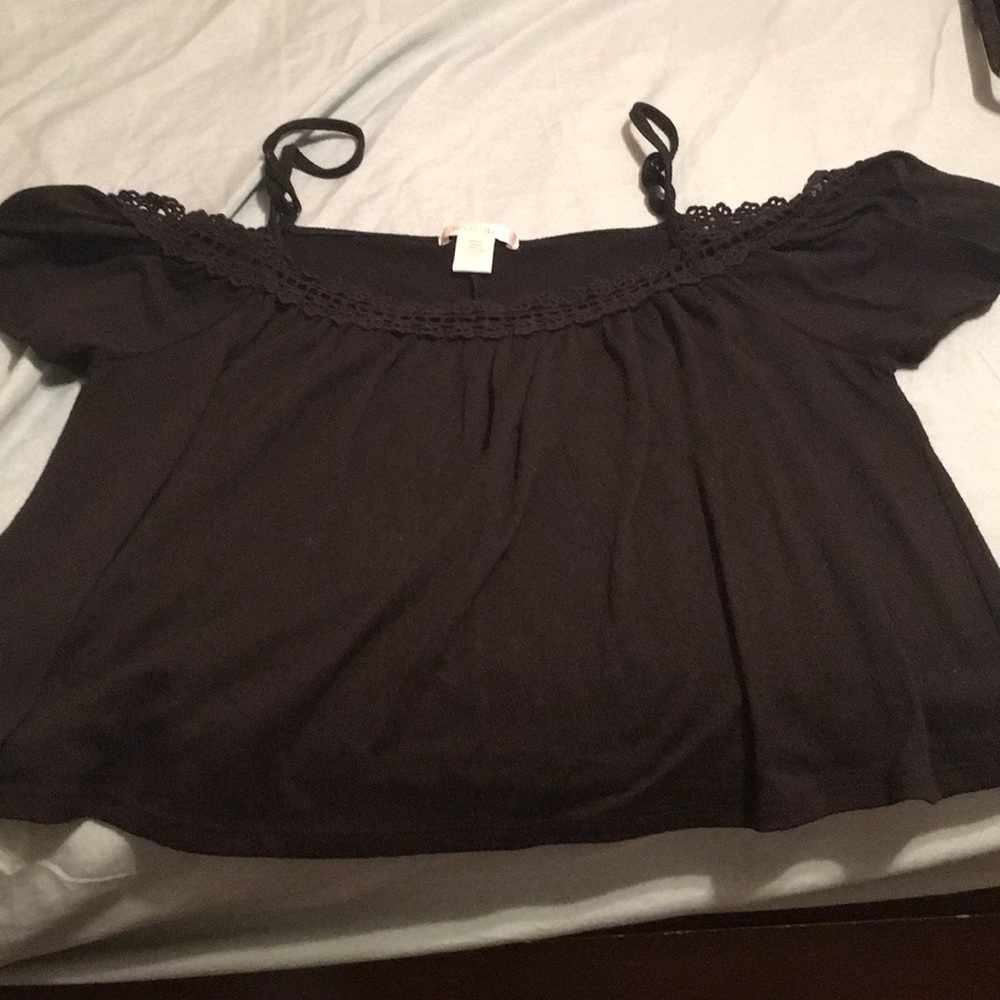 Black cute top